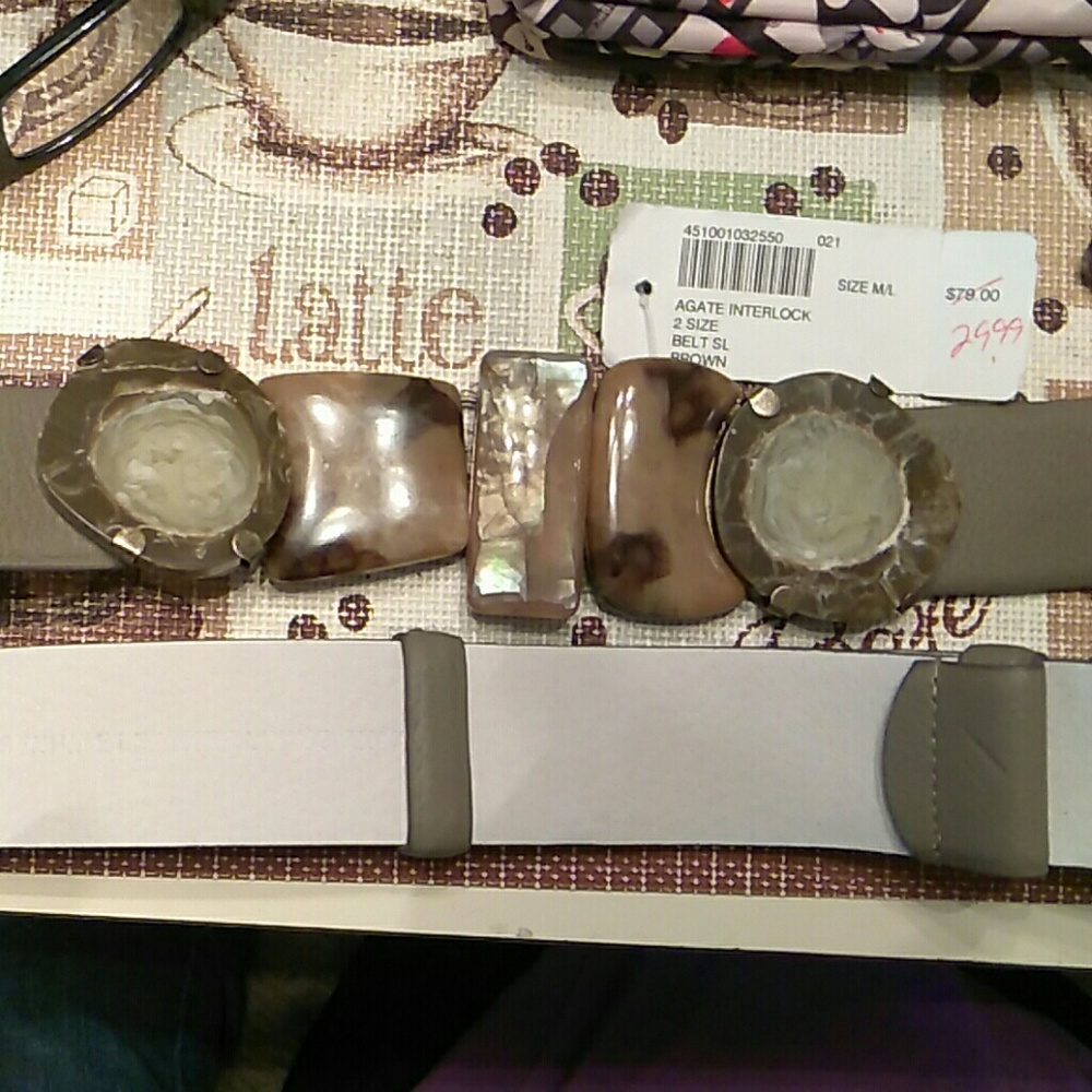 Chico's Agate Interlock belt